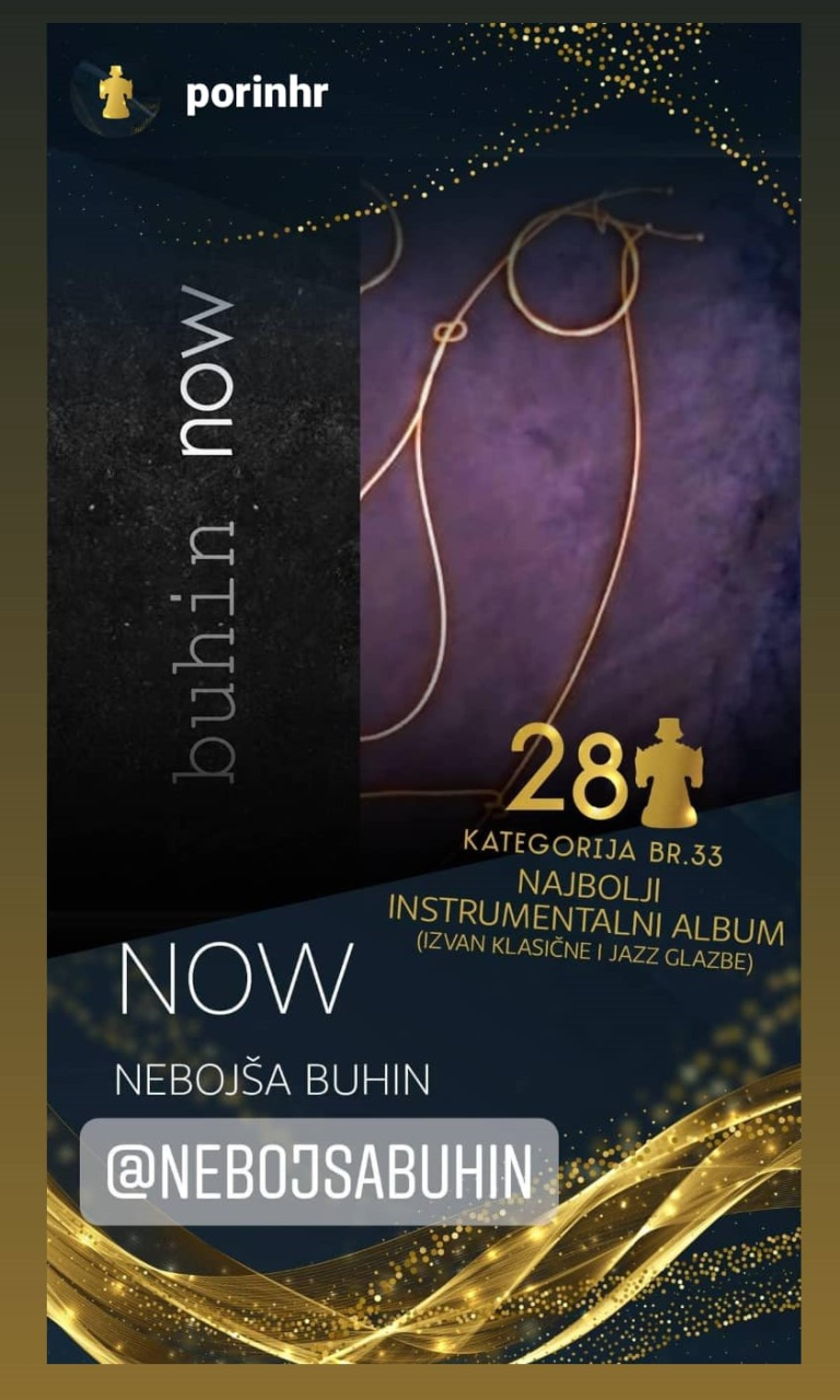 CD “NOW” NOMINIRAN ZA PORIN 2021